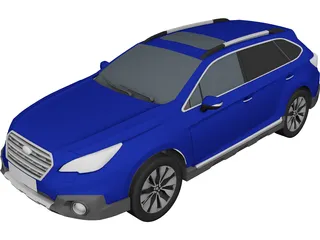 Subaru Outback 3D Model 3D Preview