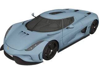 Koenigsegg Regera (2017) 3D Model