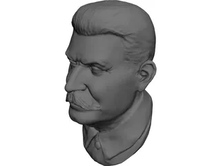 Joseph Stalin Bust 3D Model