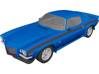 Chevrolet Camaro Z28 (1976) 3D Model