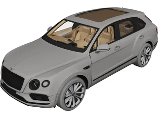 Bentley Bentayga (2017) 3D Model