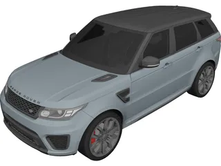 Land Rover Range Rover Sport SVR 3D Model
