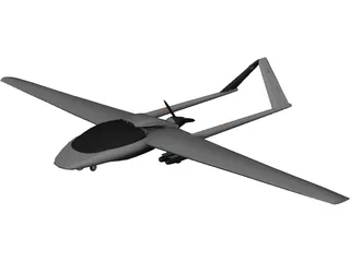 Bayraktar TB2 Tactical UAV 3D Model