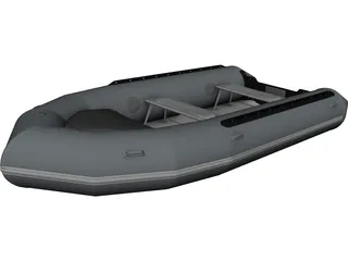 Inflatable Boat 3D Model 3D Preview