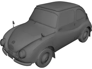 Subaru 360 (1958) 3D Model 3D Preview