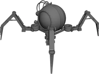Mechanical Spider Robot 3D Model 3D Preview
