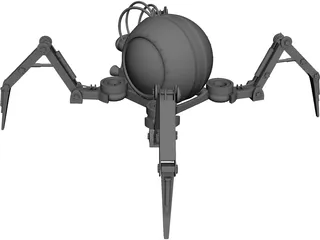 Mechanical Spider Robot 3D Model