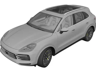 Porsche Cayenne S (2018) 3D Model