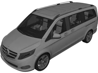 Mercedes-Benz V250 Bluetec 3D Model