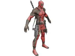 Deadpool 3D Model