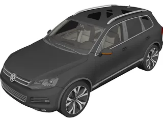Volkswagen Touareg TDI (2017) 3D Model