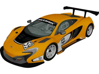 McLaren 650S GT3 (2014) 3D Model