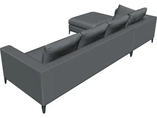 Minotti Anderson Sofa 3D Model