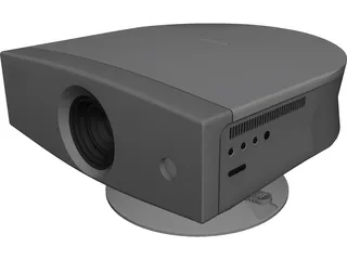 Video Projector 3D Model