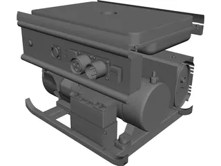 Generator CAD 3D Model
