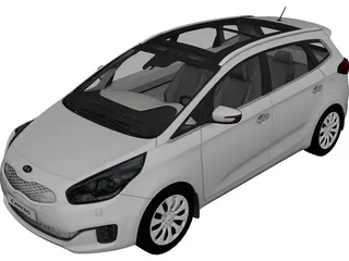 Kia Carens [Rondo] (2013) 3D Model