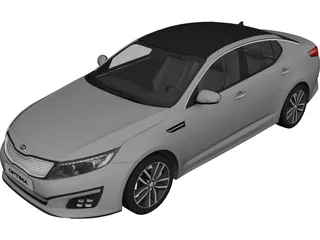 Kia Optima (2014) 3D Model