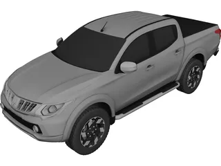 Mitsubishi L200 (2017) 3D Model