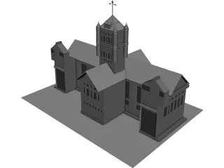 Grand Church 3D Model