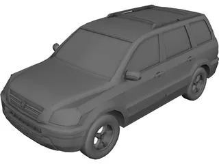 Honda Pilot (2005) 3D Model