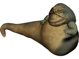 Star Wars Jabba the Hutt 3D Model
