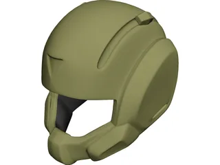 Pilot Helmet 3D Model 3D Preview