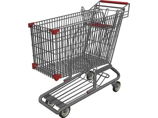 Shopping Cart 3D Model