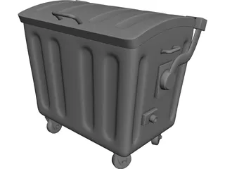 Trash Container 3D Model