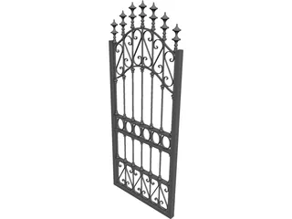 Iron Gate 3D Model