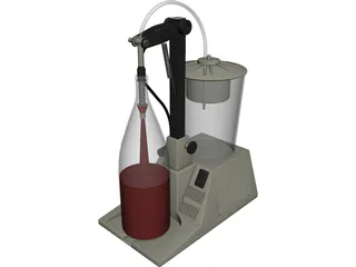 Wine Bottler 3D Model