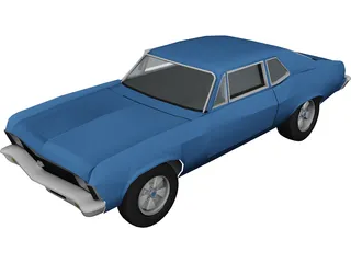 Chevrolet Nova SS (1972) 3D Model