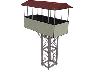 Flag Stand 3D Model