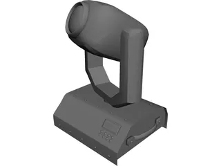 Moving Head Club Light 3D Model