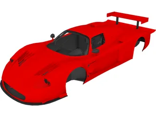 Maserati MC12 Body 3D Model