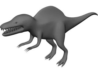 Spinosaurus Toy 3D Model 3D Preview
