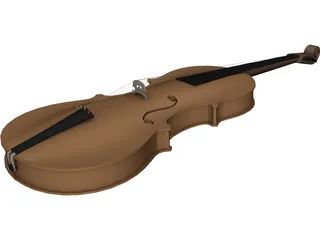 Violin 3D Model