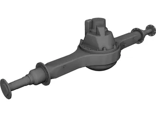 Rear Axle 3D Model