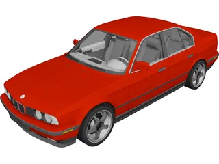 BMW 535i E34 (1990) 3D Model