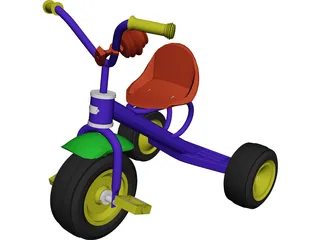 Childs Bike 3D Model