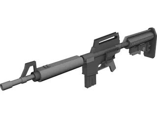 M4A1 3D Model