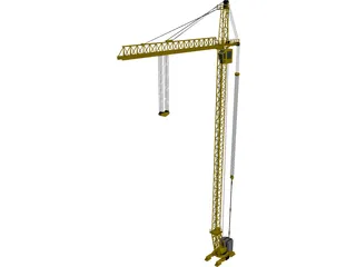 Tower Crane 3D Model