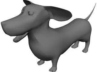 Dachshund 3D Model