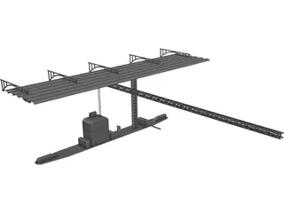 Tollgate 3D Model