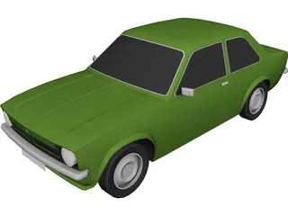 Opel Kadett C (1973) 3D Model