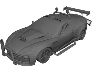 Aston Martin Road Warrior 3D Model