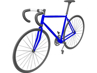 Bike Road 3D Model