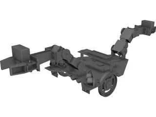 Robot - Autonomous Construction Vehicle 3D Model