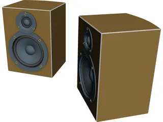 Speakers 3D Model 3D Preview