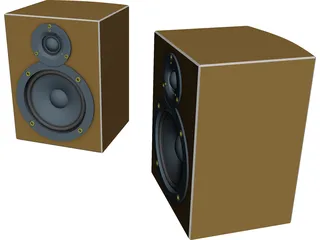 Speakers 3D Model