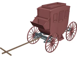 Stagecoach 3D Model